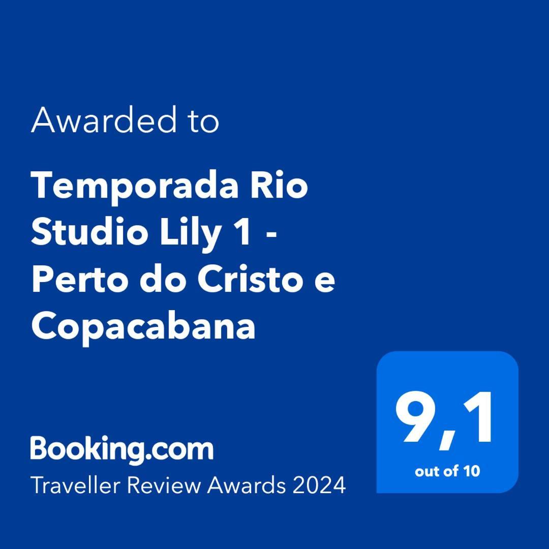 Temporada Rio Studio Lily 1 - Perto Do Cristo E Copacabana 리오데자네이루 외부 사진